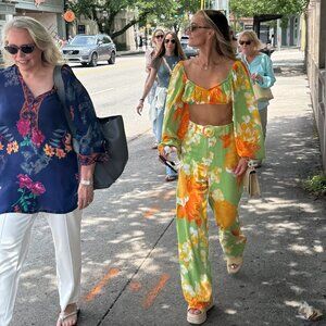 Savannah Top - Floral Sunset